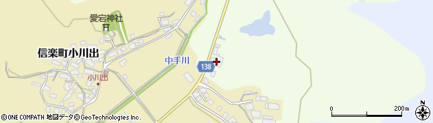 滋賀県甲賀市信楽町江田41周辺の地図