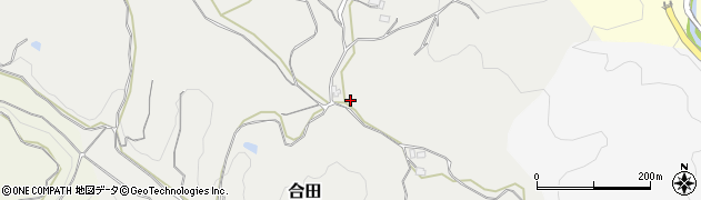 岡山県赤磐市合田周辺の地図