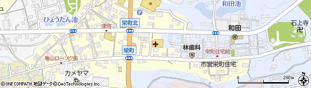 クスリのアオキ　栄町店周辺の地図