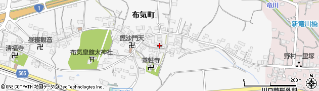 三重県亀山市布気町1725周辺の地図