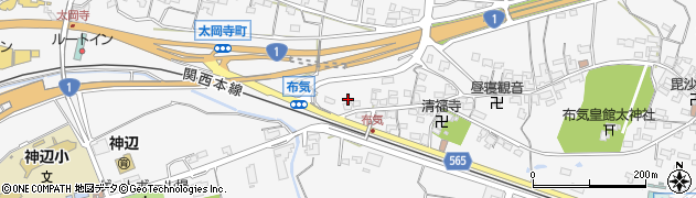 三重県亀山市布気町1417周辺の地図