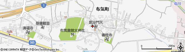 三重県亀山市布気町1671周辺の地図