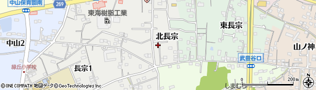 愛知県知多郡武豊町北長宗83周辺の地図