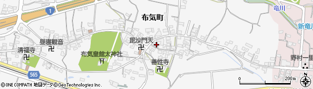 三重県亀山市布気町1724周辺の地図