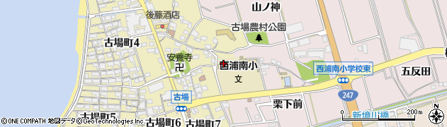 愛知県常滑市古場（廻間）周辺の地図