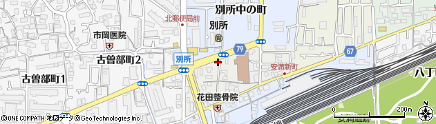 門前医院周辺の地図