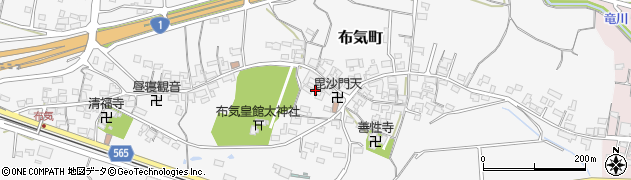 三重県亀山市布気町1670周辺の地図