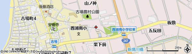 愛知県常滑市古場山ノ神3周辺の地図