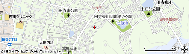 兵庫県姫路市田寺東周辺の地図