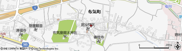 三重県亀山市布気町149周辺の地図