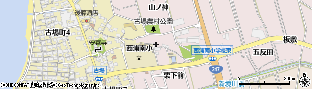 愛知県常滑市古場山ノ神5-1周辺の地図