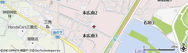 三重県鈴鹿市末広南周辺の地図