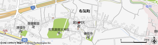 三重県亀山市布気町151周辺の地図