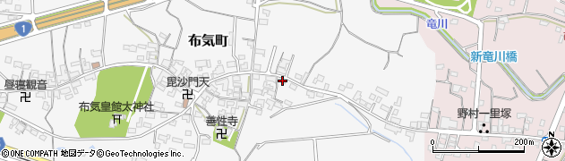 三重県亀山市布気町1741周辺の地図