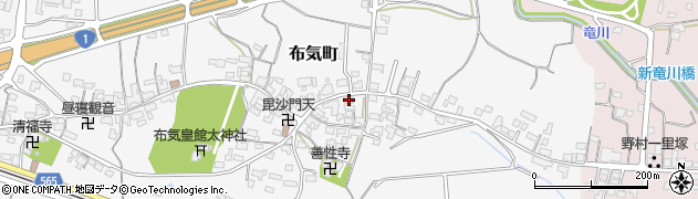 三重県亀山市布気町1726周辺の地図