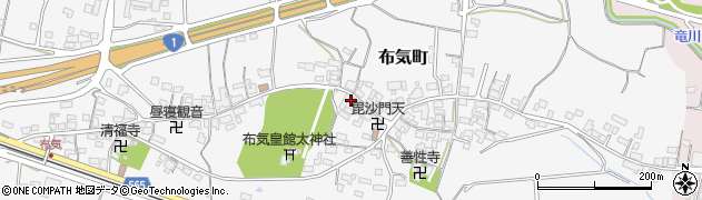 三重県亀山市布気町1668周辺の地図