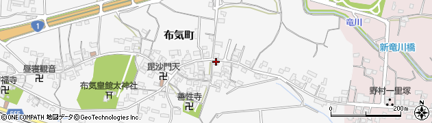 三重県亀山市布気町1739周辺の地図