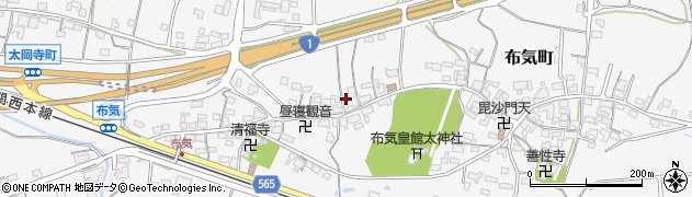 三重県亀山市布気町1312周辺の地図