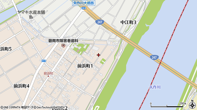 〒447-0827 愛知県碧南市前浜町の地図