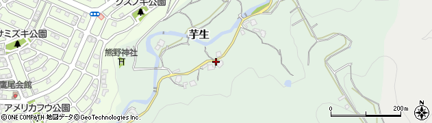 兵庫県川西市芋生（向イ下）周辺の地図