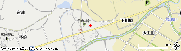 愛知県新城市富岡凡周辺の地図