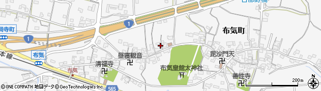三重県亀山市布気町1308周辺の地図