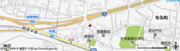三重県亀山市布気町1376周辺の地図