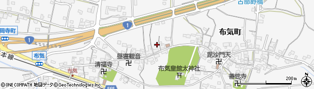 三重県亀山市布気町1307周辺の地図