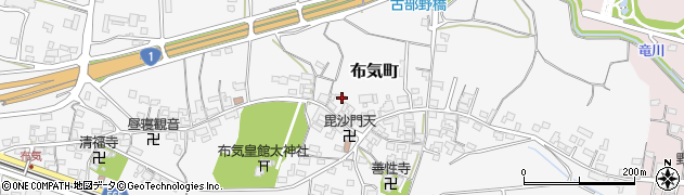三重県亀山市布気町195周辺の地図