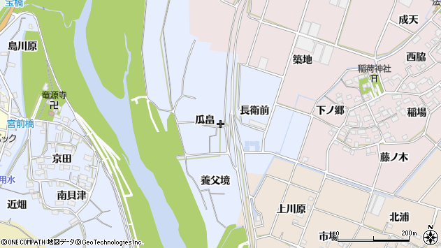 〒441-1221 愛知県豊川市松原町の地図