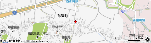 三重県亀山市布気町143周辺の地図