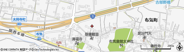 三重県亀山市布気町1360周辺の地図
