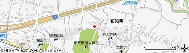 三重県亀山市布気町158周辺の地図