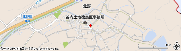 兵庫県姫路市飾東町北野178周辺の地図