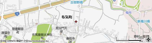 三重県亀山市布気町144周辺の地図