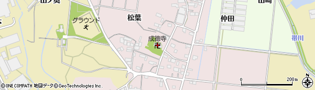 成徳寺周辺の地図