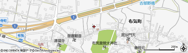 三重県亀山市布気町163周辺の地図