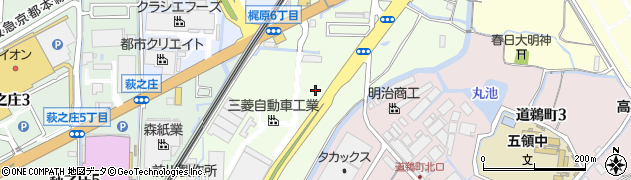 大阪府高槻市井尻周辺の地図