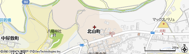 三重県亀山市北山町周辺の地図