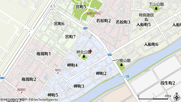 〒447-0832 愛知県碧南市岬町の地図