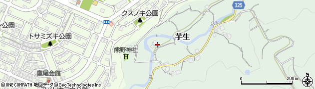 兵庫県川西市芋生（本作）周辺の地図