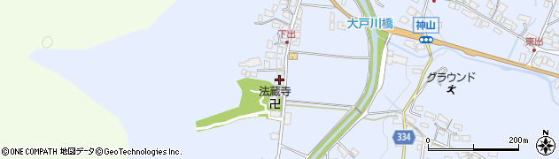 滋賀県甲賀市信楽町神山2373周辺の地図