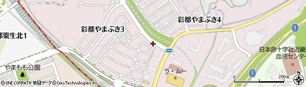 大阪府茨木市彩都やまぶき周辺の地図