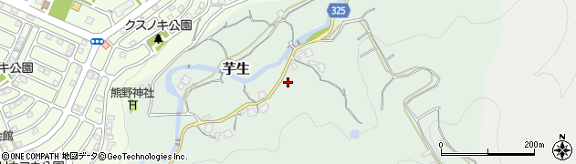 兵庫県川西市芋生（位谷）周辺の地図