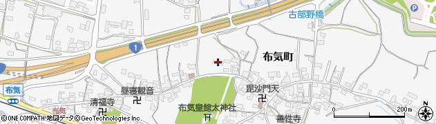三重県亀山市布気町159周辺の地図