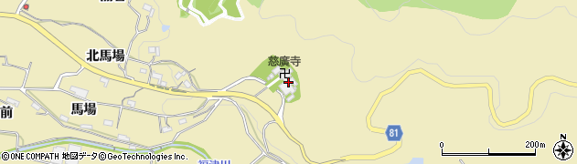 愛知県新城市中宇利（大幡）周辺の地図
