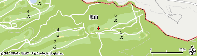 京都府城陽市久世奥山周辺の地図