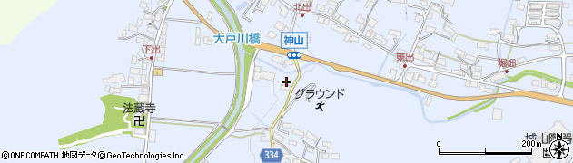 滋賀県甲賀市信楽町神山1361周辺の地図
