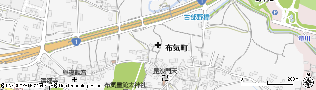 三重県亀山市布気町192周辺の地図