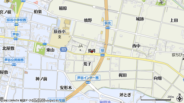 〒444-0115 愛知県額田郡幸田町荻の地図